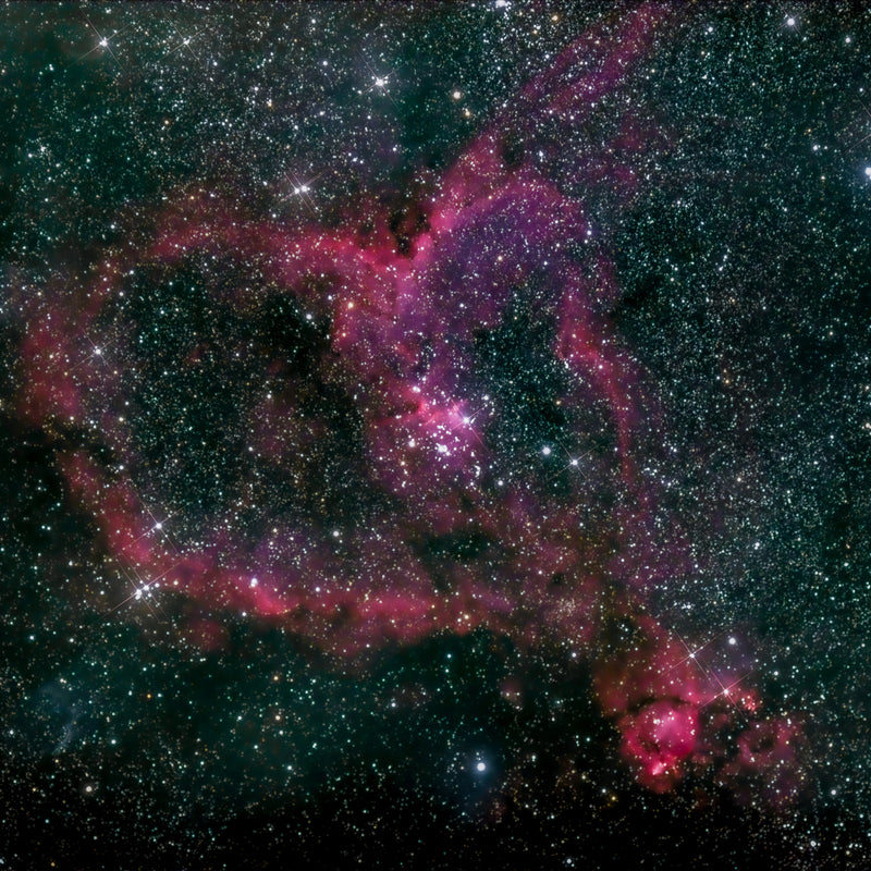 Heart Nebula photographed in the dark skies in Rodeo, NM