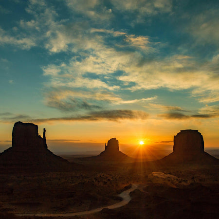 Monument Valley Tribal Park After Dark 