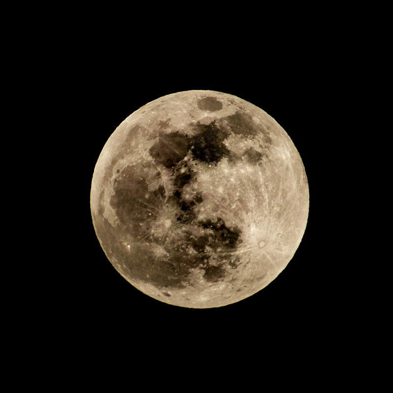 Full moon image taken in eastern Colorado