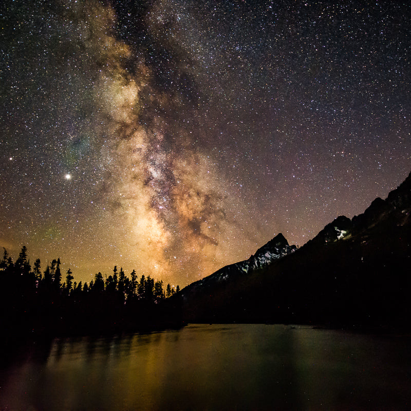 Milky Way shines bright over String Lake in Grand Teton National Park. Image 10 Photographic offering workshops in Grand Teton in 2023. Photo by Craig Wennersten.